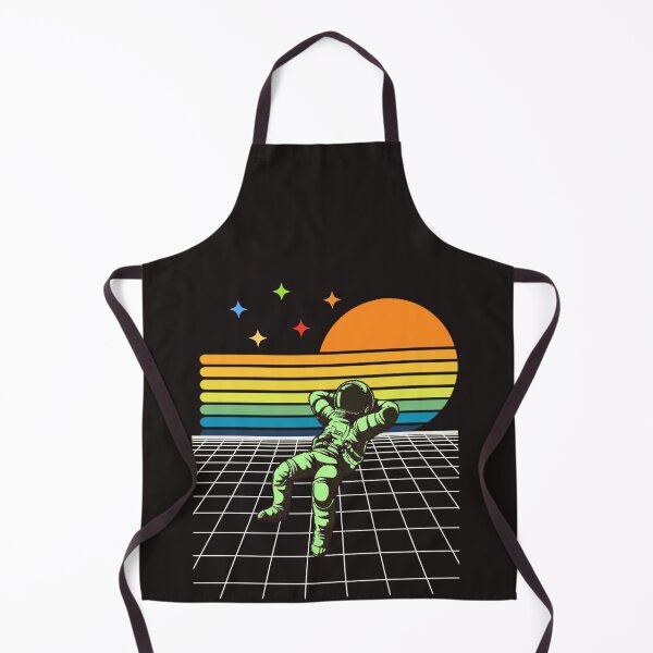 Item preview, Astronaut Chilling in Space, in Retro Style designed and sold by TheCatmeow2000.
