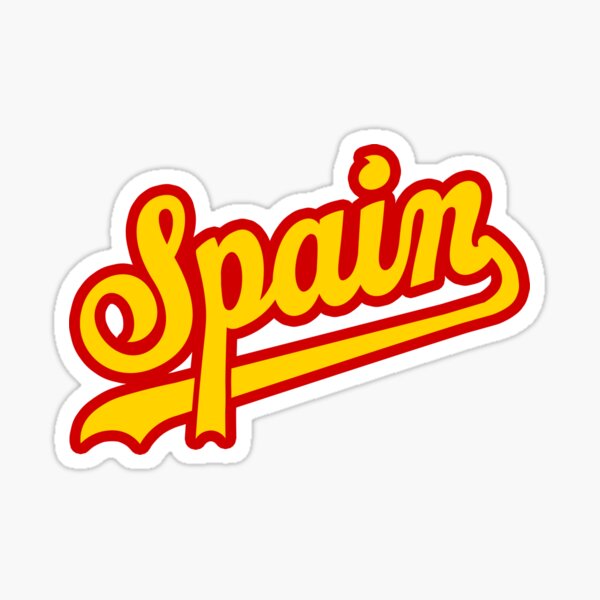 Espana - Espagne - chat - drapeau' Autocollant