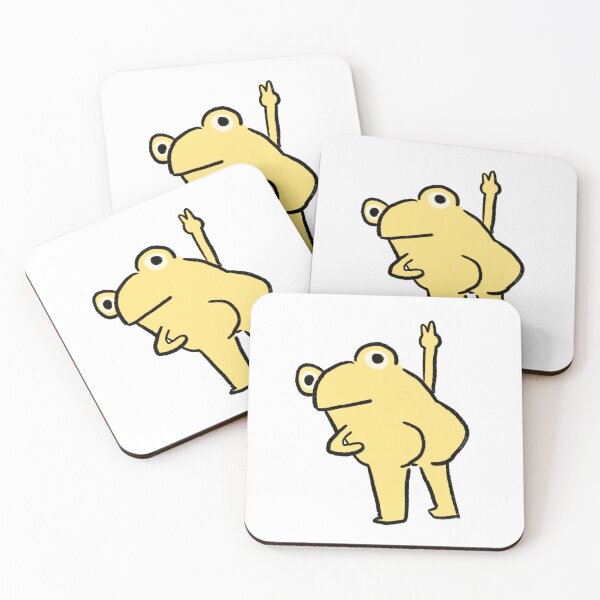 Item preview, Cheeky Frog | Orange Frog designed and sold by iristocat.