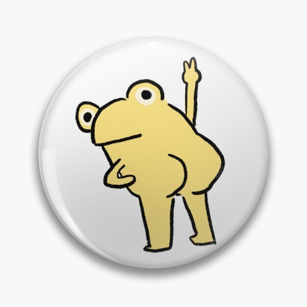 Item preview, Cheeky Frog | Orange Frog designed and sold by iristocat.