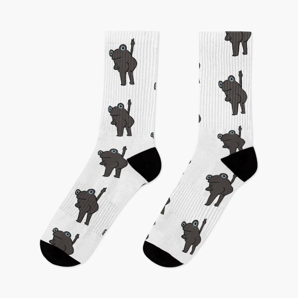 Item preview, Cheeky Frog | Dark Grey Frog designed and sold by iristocat.
