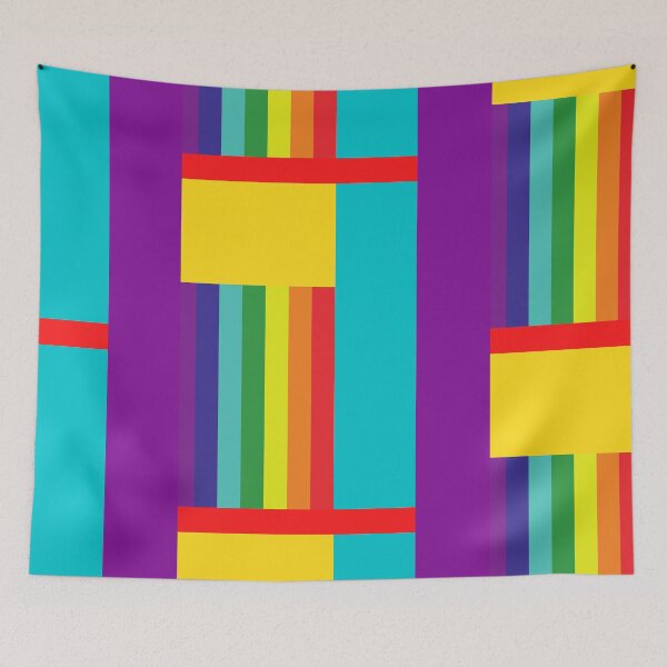 Item preview, All Things Colourful | Rainbow | Assymetrical Pattern | Kids Pattern designed and sold by Denefie.