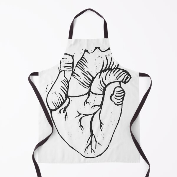 Item preview, Heart in Black and White designed and sold by Aspire Happy Art.
