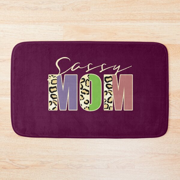 Item preview, Sassy Mama Leopard Print Text Retro Family Quote designed and sold by CRHPOD20.