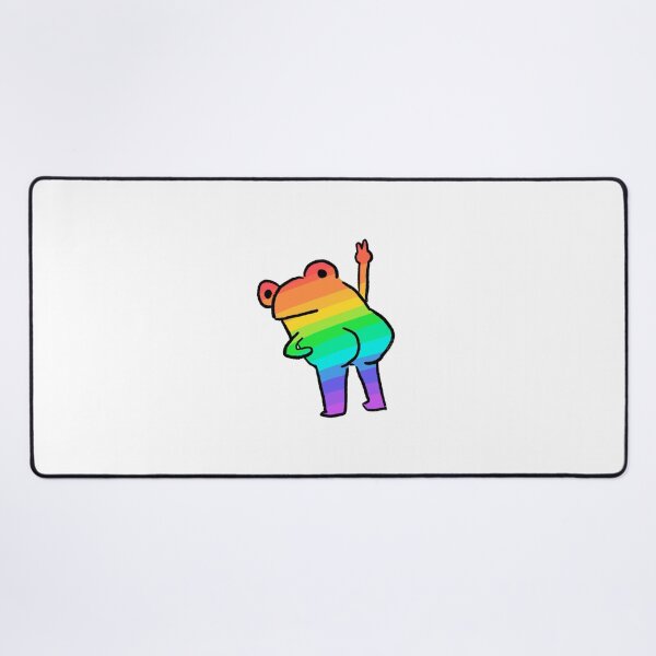 Item preview, Cheeky Frog | Rainbow Striped Frog designed and sold by iristocat.