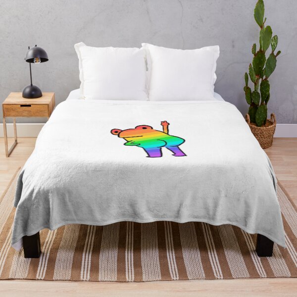 Item preview, Cheeky Frog | Rainbow Striped Frog designed and sold by iristocat.