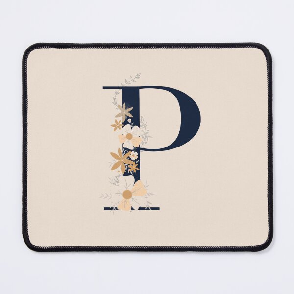 Item preview, Letter P monogram dark blue designed and sold by Bon-mots-jkd.