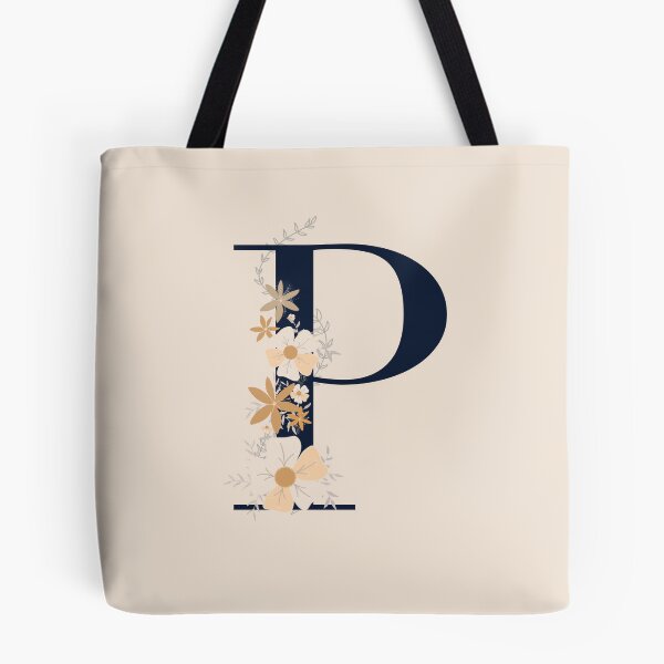 Item preview, Letter P monogram dark blue designed and sold by Bon-mots-jkd.