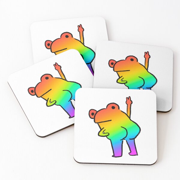 Item preview, Cheeky Frog | Rainbow Gradient Frog designed and sold by iristocat.