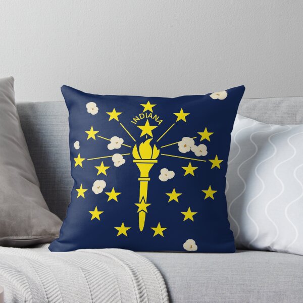 Item preview, Indiana Popcorn State Flag designed and sold by Placenal.