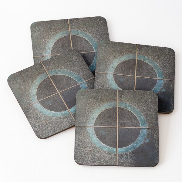 Item preview, Black and blue rusted woodcut designed and sold by Daniel Camba.