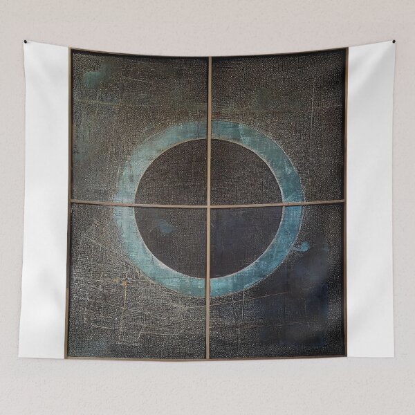 Item preview, Black and blue rusted woodcut designed and sold by Daniel Camba.