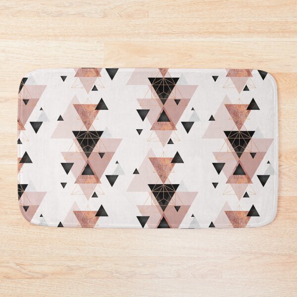 Item preview, Geometric in blush and rose gold designed and sold by UrbanEpiphany.