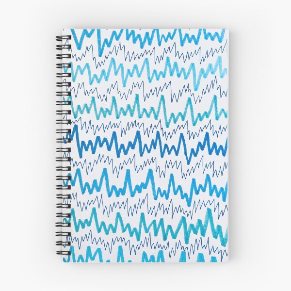 Item preview, Blue Zig Zag Pattern designed and sold by CosmicHeartSeed.