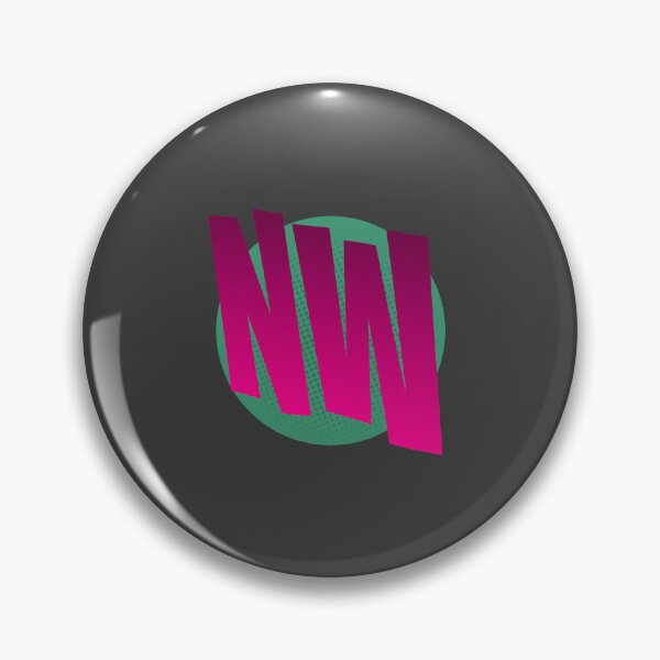 Item preview, NECA W's pink-green comic logo 1 ! designed and sold by NECA-W.
