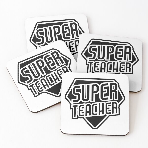 Item preview, Super Teacher - Education Teaching Hero designed and sold by MarkFiveDesign.