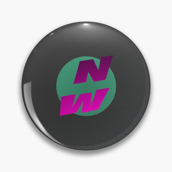 Item preview, NECA W's pink-green comic logo 3 ! designed and sold by NECA-W.
