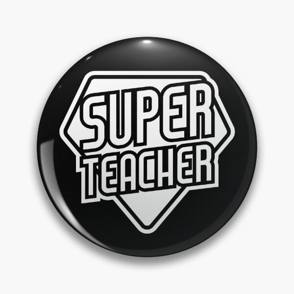 Item preview, Super Teacher - Education Teaching Hero designed and sold by MarkFiveDesign.