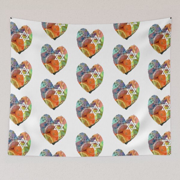 Item preview, Copy of Like No Other Fun Colorful Heart Art by Sharon Cummings designed and sold by Sharon Cummings Art.