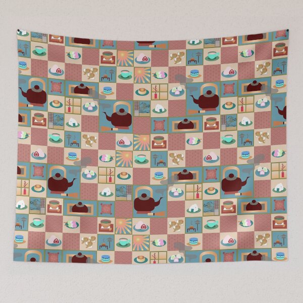Item preview, The Way of Tea: Traditional Japanese Tea Ceremony Patchwork designed and sold by katrinaroman.