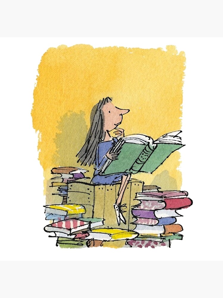 "Matilda 2 Roald Dahl & Quentin Blake" Poster for Sale by CreativiaC