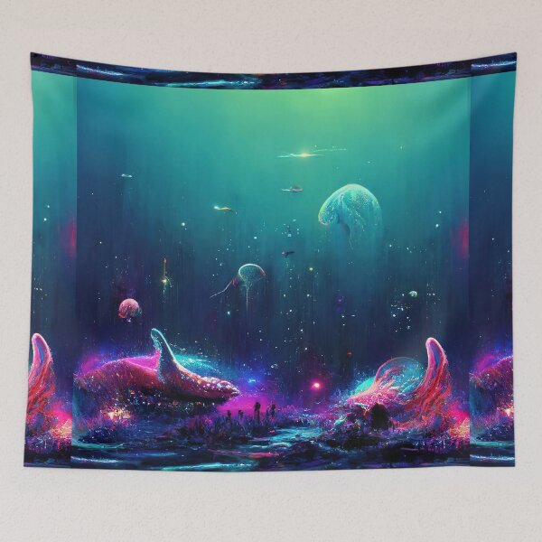 Item preview, Synth Ocean Scene designed and sold by Tenderchaos.