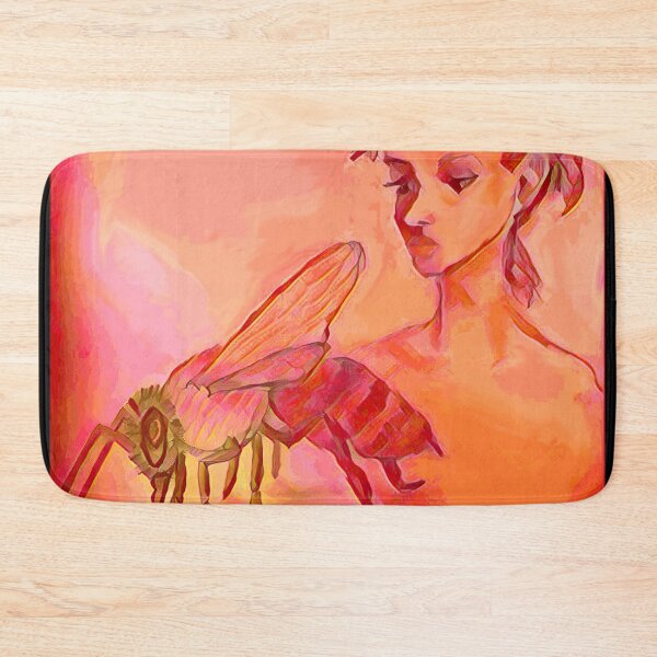 To Bee or Not To Bee, Is That The Question? Bath Mat