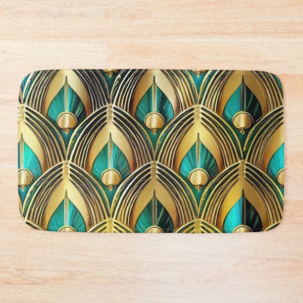 Item preview, Golden futuristic patterns texture designed and sold by IA-Power.