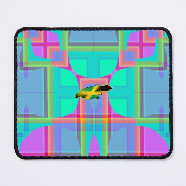 Item preview,  UNFORGETTABLE WEST INDIES CHRISTMAS SOUVENIRS - UNIQUE ABSTRACT CARIBBEAN GEOMETRIC PATTERN - GREATJAMAICAN VIBES FLAG INSPIRATION designed and sold by Ralek.
