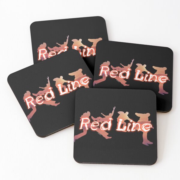 Item preview, Neon Red Line 5SOS5 Visualiser designed and sold by designsbygrace2.