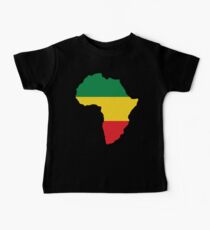 Green, Gold & Red Africa Flag Baby Tee