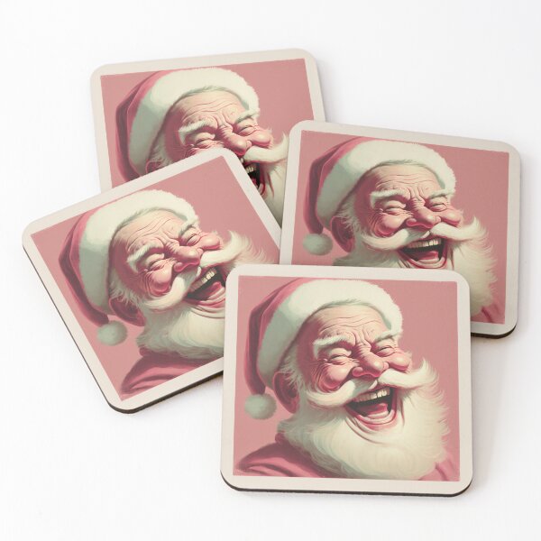 Item preview, Retro Vintage Pink Santa Claus designed and sold by westside310.
