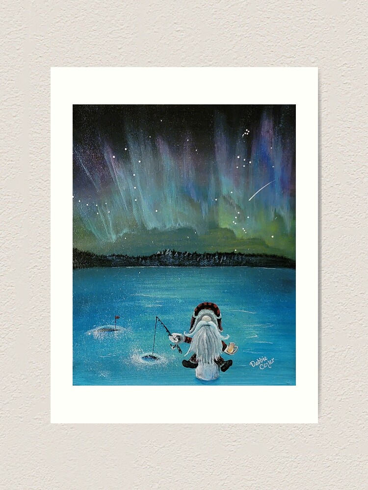 Ice Fishing' Art Print