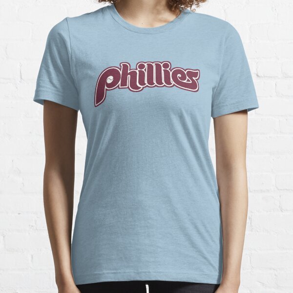 Darren Daulton Philadelphia Phillies Women's Black Midnight Mascot V-Neck T- Shirt 