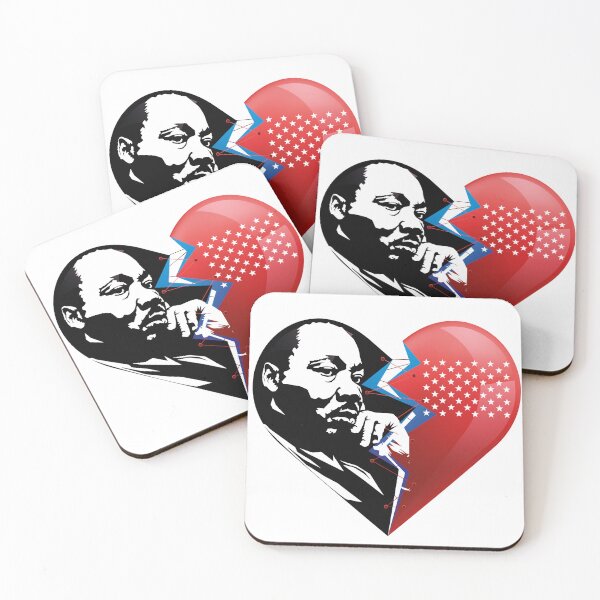 Item preview, heart dr martin luther king designed and sold by ArtSolitary.