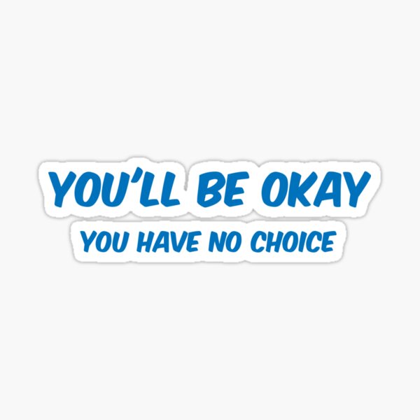 Ominous Positivity Sticker