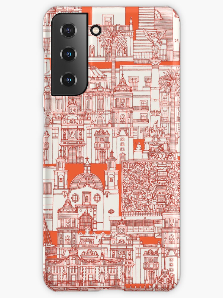 Thumbnail 1 of 4, Samsung Galaxy Phone Case, Mexico City toile fire designed and sold by scrummy.