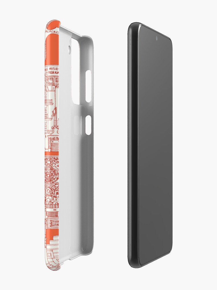 Thumbnail 2 of 4, Samsung Galaxy Phone Case, Mexico City toile fire designed and sold by scrummy.