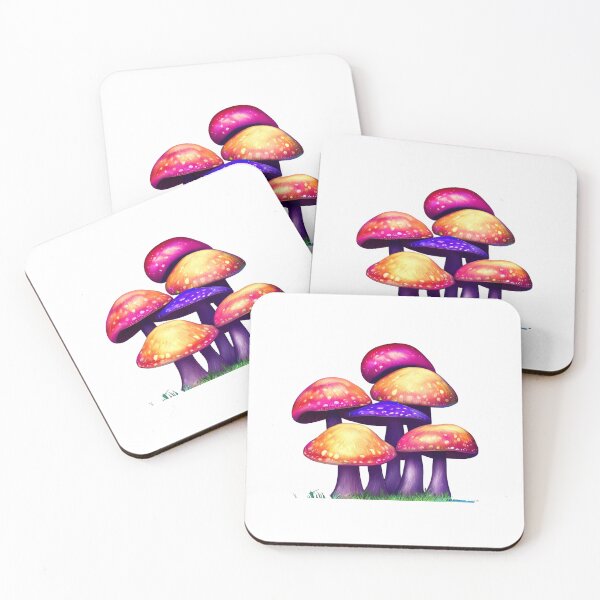 Item preview, Beautiful mushrooms Artwork designed and sold by The Love Quill.