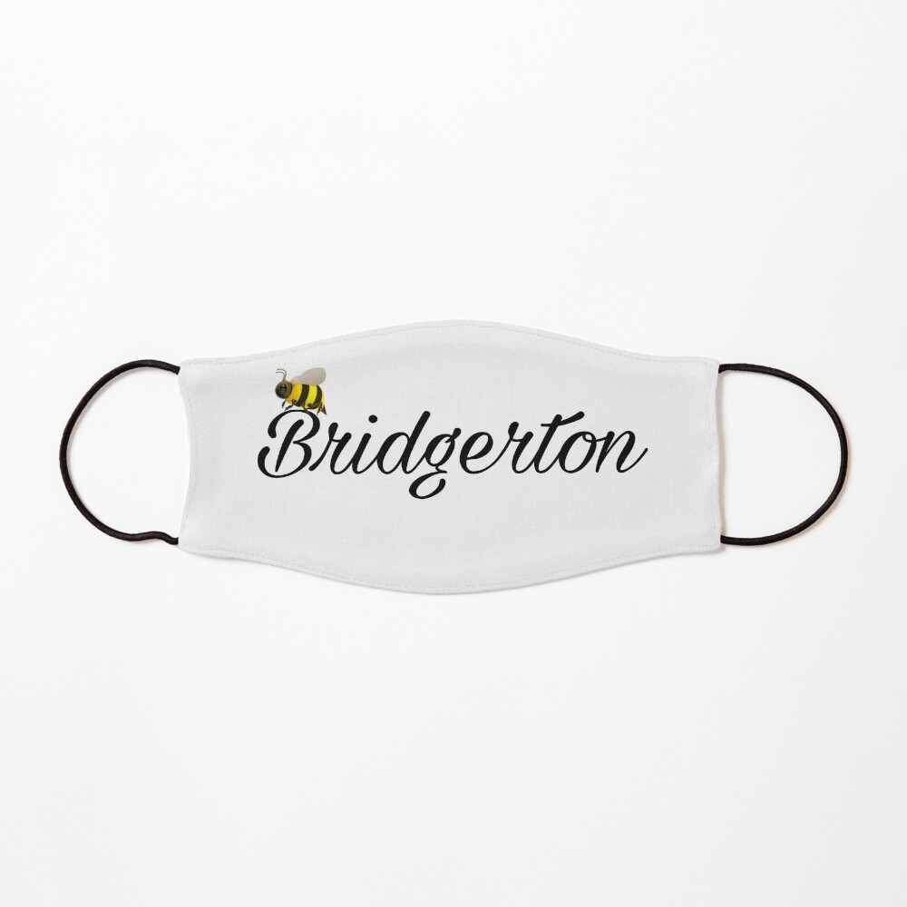 Bridgerton bee logo name Mask