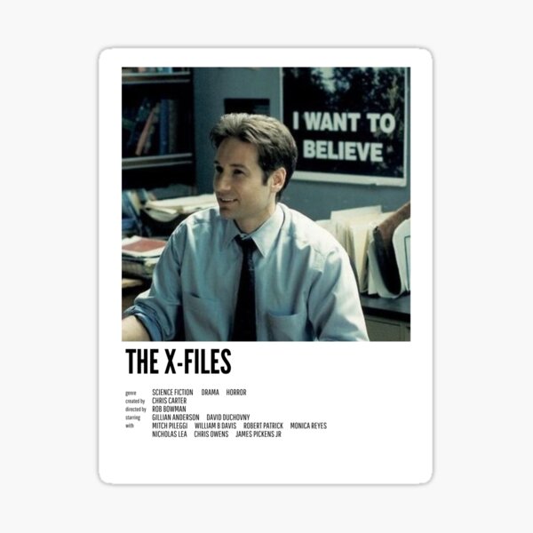 Item preview, the x-files show/movie poster designed and sold by gaia walker.