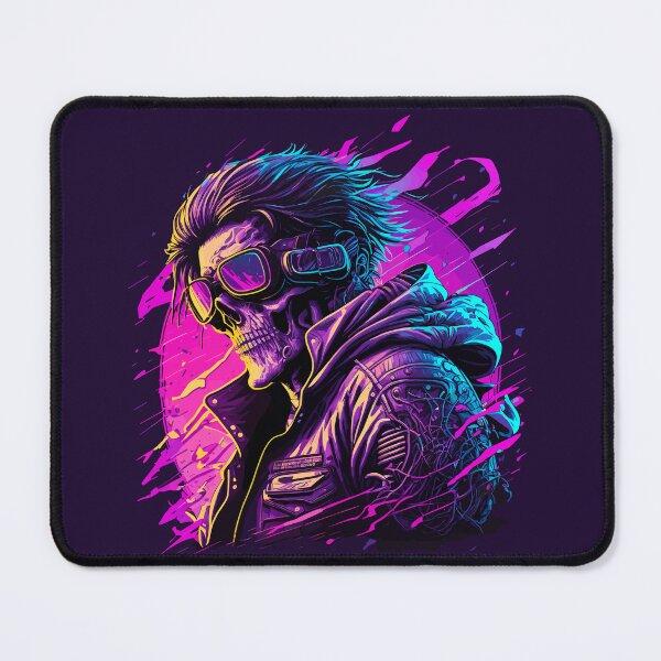 Item preview, Synthwave Motorcycle Reaper designed and sold by ChasmicArt.