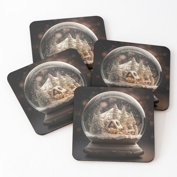 Item preview, Winter Cottage Snow Globe designed and sold by Mr-Ordinary.