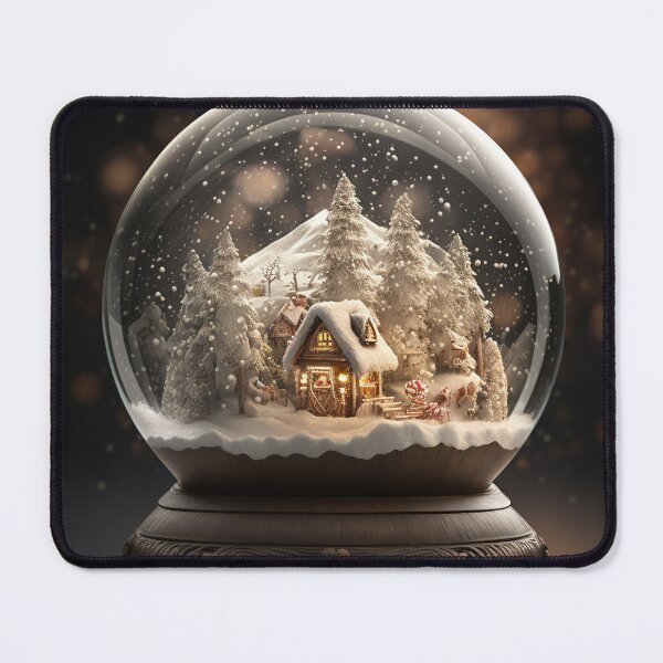 Item preview, Winter Cottage Snow Globe designed and sold by Mr-Ordinary.