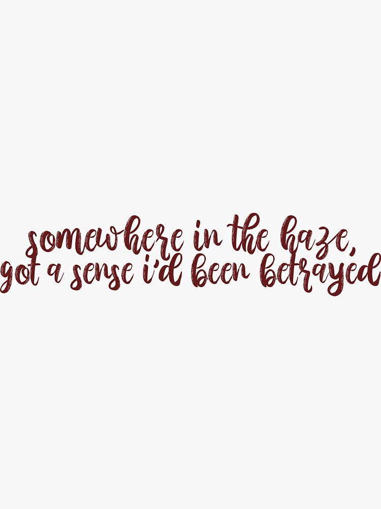 Lavender Haze lyrics - Taylor Swift - Sticker