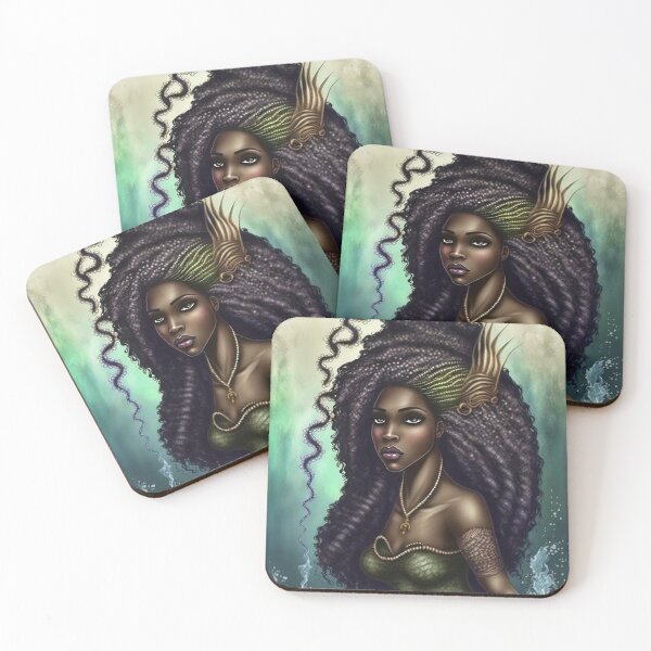 Item preview, Mermaid Portrait II designed and sold by rosacrumpton.