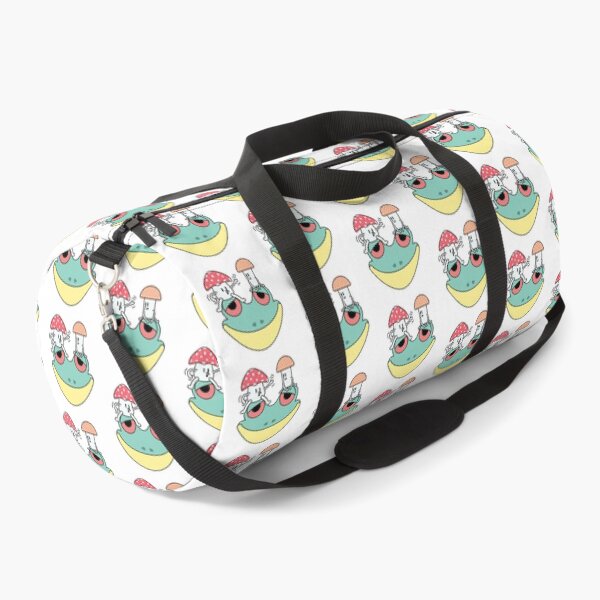 Item preview, Cute Mushroom Characters Sitting On Frog T-Shirt designed and sold by Poly-Apparel.