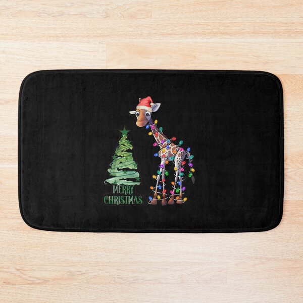 Item preview, Giraffe Logo - Christmas Giraffe - Giraffe Silhouette - Giraffe Wrapped In  Lights And Christmas Tree designed and sold by ImagesDesigns.