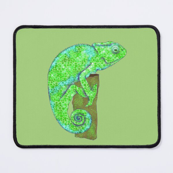 Item preview, Colorful Chameleon Love - Green Lizard designed and sold by LaRoach Digital Arts.