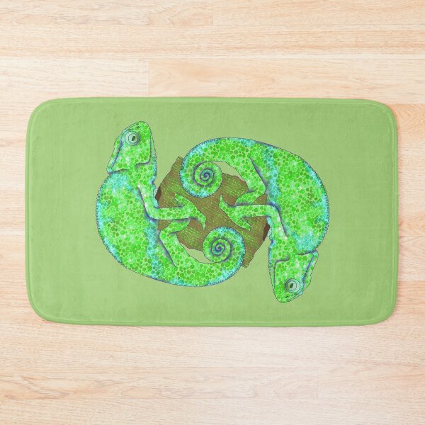 Item preview, Colorful Chameleon Love - Green Lizard designed and sold by LaRoach Digital Arts.